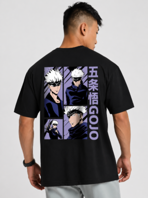 Oversized Anime T-Shirt for Men – Stylish Baggy Cotton Wear | QuickDeal India