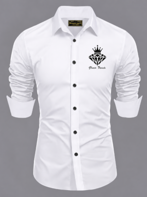 Men Printed Cotton Casual Shirt – Stylish Modern Full Sleeve Wear