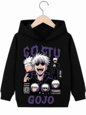 Men Anime Printed Sweatshirt Full Sleeve Hoodie
