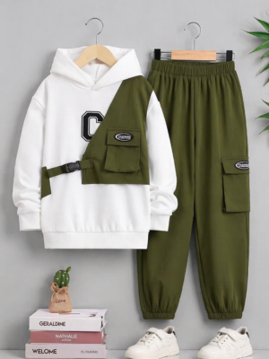Kids Hoodie & Pant Set Winter Tracksuit for Boys & Girls