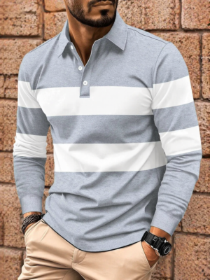 Men's Color Block T-shirts Shirt, Full Sleeves, Summer,Casual Full Sleeve T-Shirt For Mens Outdoor, Gym Wear, Tshirt
