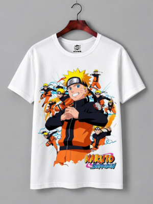 Naruto Printed Kids T-Shirt Cotton Casual Wear (3-15 Years Boys & Girls)