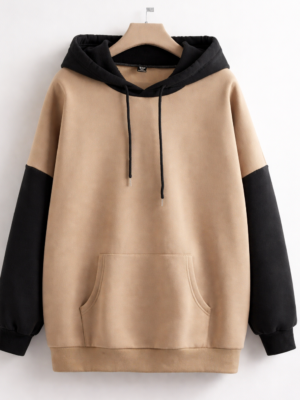 Unisex Color Block Hooded Sweatshirt Ã¢Â€Â“ Full Sleeve Winter Hoodie for Men & Women