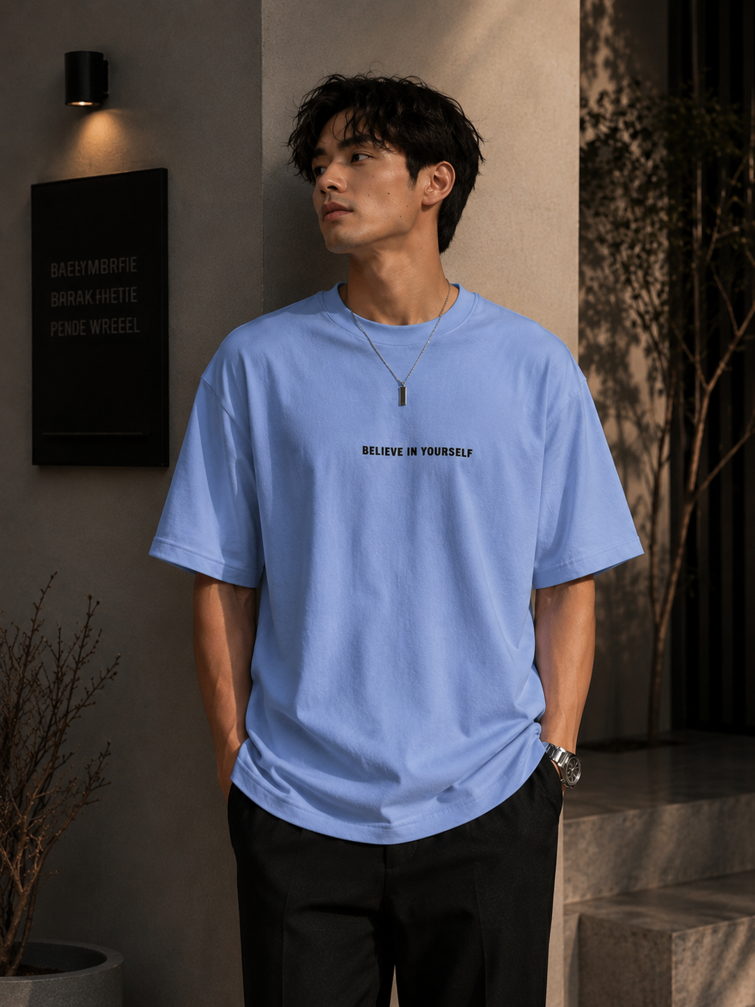 Menβs Mustang Car Graphic Oversized T-Shirt for Streetwear - Image 2