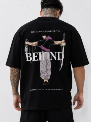 Men’s Hunter Anime Oversized T-Shirt for Streetwear Fashion