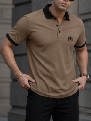 Men’s Premium Solid Polo T-Shirt for Casual Wear