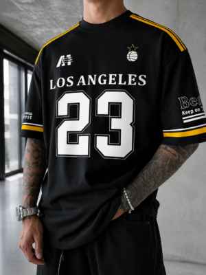 Men’s Los Angeles 23 Oversized Sports T-Shirt for Streetwear